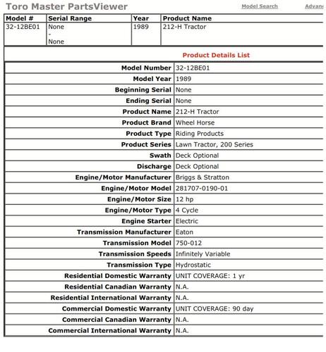 Tractor 1989 212-H D&A TIPL SN.pdf - 1985-1990 - RedSquare Wheel Horse