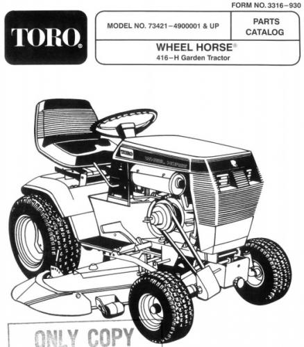 Tractor 1995 416-H D&A OM IPL Wiring SN.pdf - 1991-1997 - RedSquare