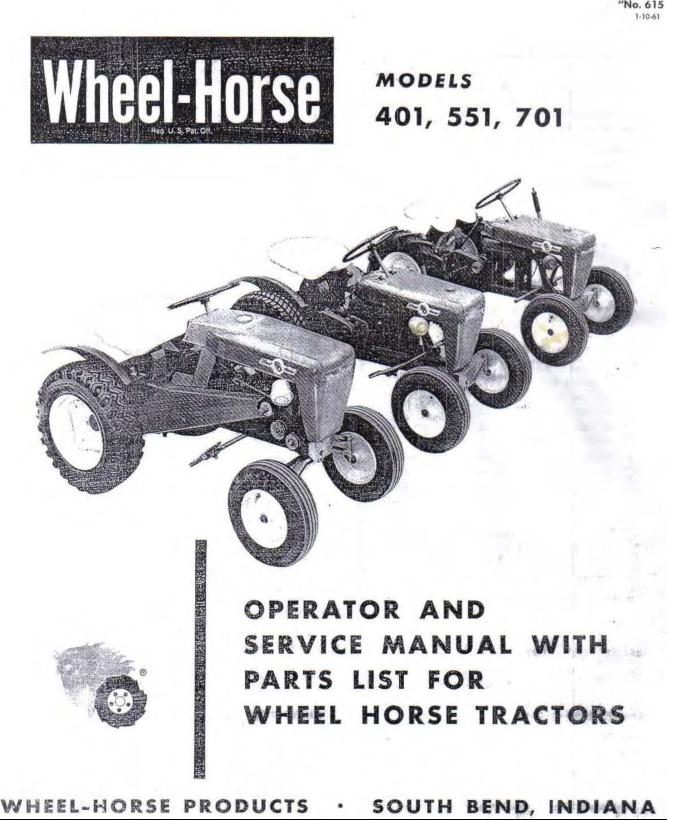 Wheel horse generator discount parts