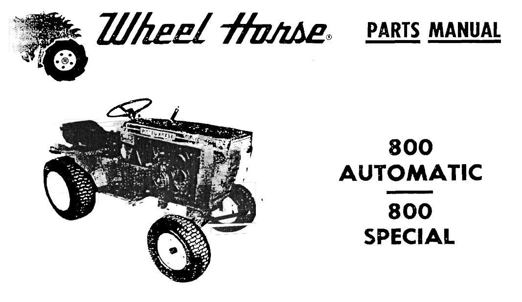 Wheel horse 2025 commando 800 parts