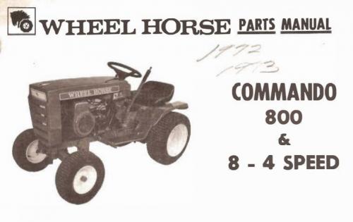 Wheel horse parts manual hot sale