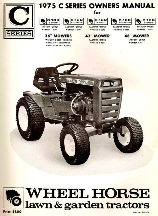 Wheel horse manual pdf new arrivals