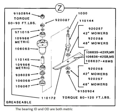 Mower Rotary 36in RD 1976 65 36MR02 TIPL sn.pdf Mower decks