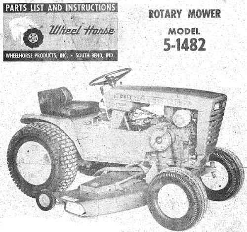 Wheel horse discount lawn mower parts