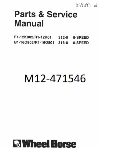 Engine Kohler Magnum M12 Spec 471546 IPL.pdf - Kohler - RedSquare Wheel ...