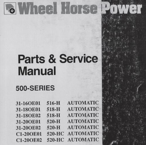 520h Toro Wheelhorse Manual
