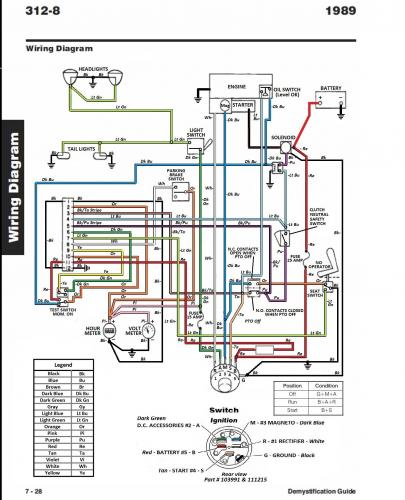 Tractor 1989 312-8 Wiring Detailed Revised.pdf - 1985-1990 - Redsquare 