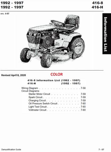 Tractor 1993 416-H Wiring Detailed Revised.pdf - 1991-1997 - RedSquare