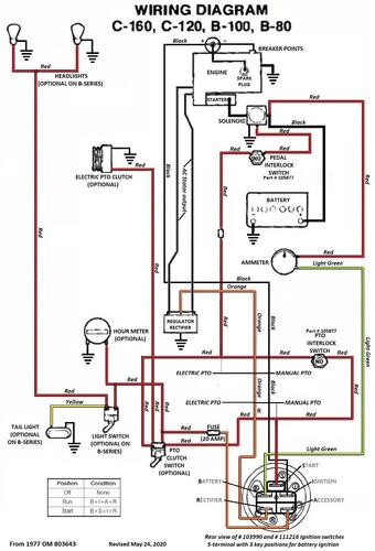 Tractor 1976 C -Series Auto Wiring Revised.pdf - 1973-1977 - RedSquare