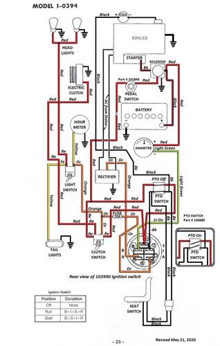 Tractor 1975 C-100 4-Speed 1-0394 D&A IPL Wiring Revised sn.pdf - 1973 ...