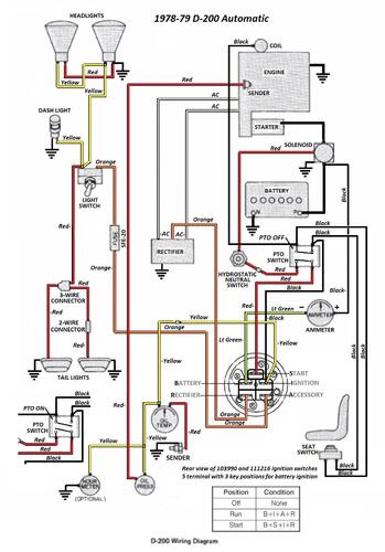 Tractor 1978 D-200 Auto D&A TIPL Wiring Revised SN.pdf - 1978-1984 ...