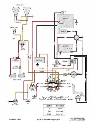 Tractor 1978 B, C & D-Series SM Wiring #810063R1.pdf - 1978-1984