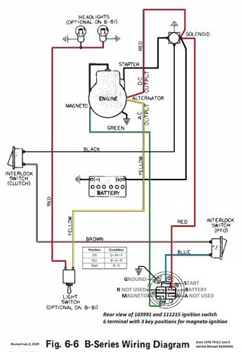 Tractor 1979 B, C & D-Series SM Wiring Revised #810063R1.pdf - 1978 ...