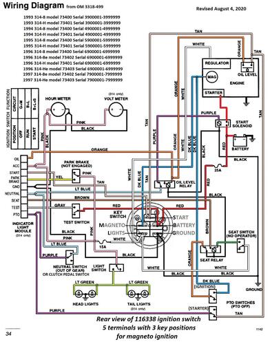 Tractor 1997 314-H D&A OM Wiring Revised SN.pdf - 1991-1997 - RedSquare