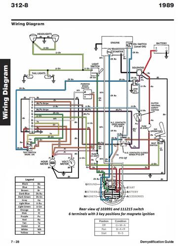 Tractor 1989 312-8 Wiring Detailed Rev.pdf - 1985-1990 - RedSquare