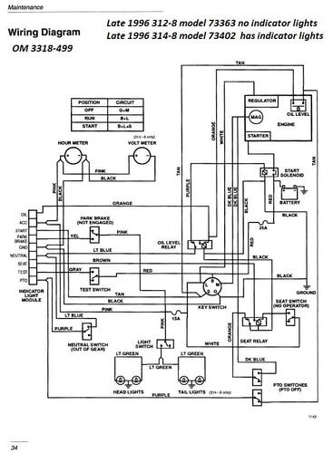 Tractor 1996 312-8 Late OM Wiring.pdf - 1991-1997 - RedSquare Wheel ...