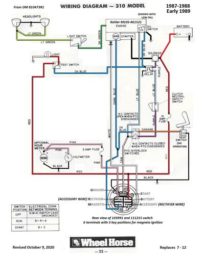 Tractor 1988 310-8 Wiring Detailed Rev.pdf - 1985-1990 - RedSquare