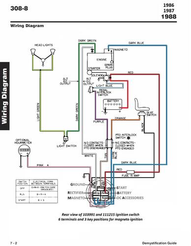 Tractor 1986 308-8 Wiring Detailed Revised.pdf - 1985-1990 - RedSquare ...