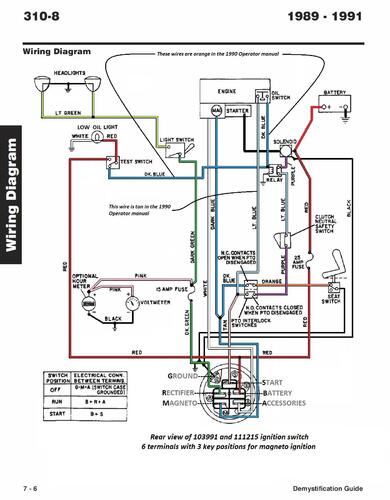 Tractor 1990 310-8 Wiring Detailed Rev.pdf - 1985-1990 - RedSquare ...