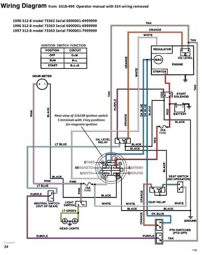 Tractor 1997 312-8 Wiring Detailed Rev.pdf - 1991-1997 - RedSquare ...