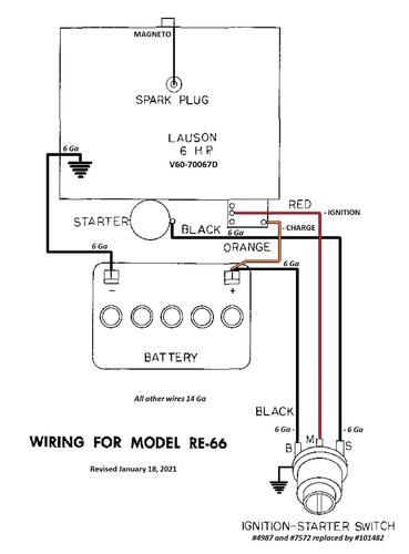 Tractor 1966 RE-66 & RR-66 Reo RER D&A OM IPL Wiring Rev SN.pdf - 1965 ...