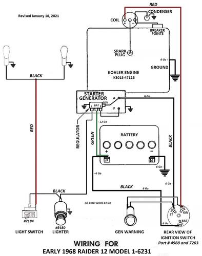 Tractor 1968 Raider 12 Early production D&A TPL Wiring Rev SN.pdf ...