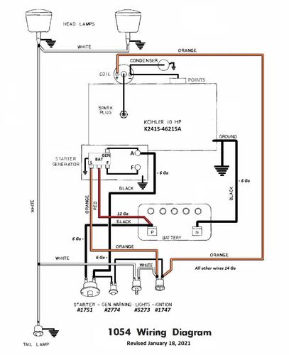 Tractor 1964 1054 D&A OM IPL Wiring Rev SN.pdf - 1955-1964 - RedSquare ...