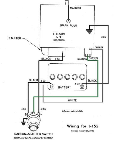 Tractor 1965 Lawn Ranger D&A OM IPL Wiring Rev SN.pdf - 1965-1972 ...