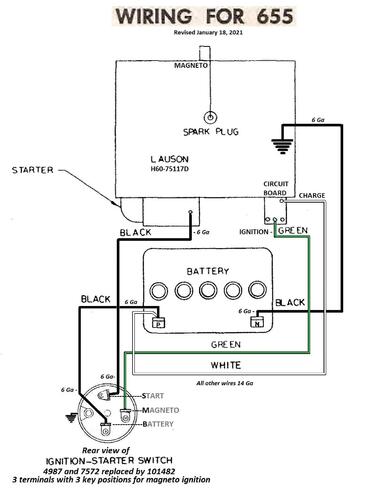 Tractor 1965 605 & 655 D&A OM IPL Wiring Rev SN.pdf - 1965-1972