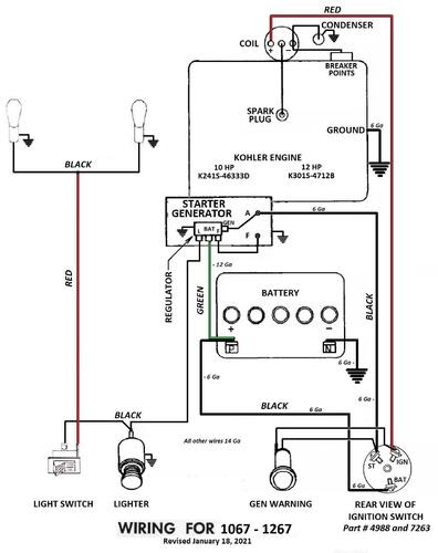 Tractor 1967 1067 & 1267 D&A OM IPL Wiring Rev SN.pdf - 1965-1972 ...