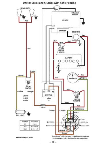 Tractor 1974 C-100 8-Speed D&A OM TIPL Wiring SN.pdf - 1973-1977 ...