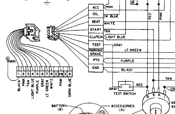 314-8 test switch not matching any schematics help!! - Wheel Horse ...