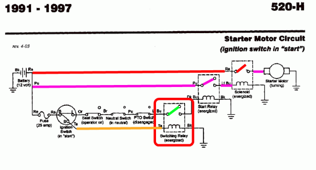 520H Wiring questions - Wheel Horse Electrical - RedSquare Wheel Horse