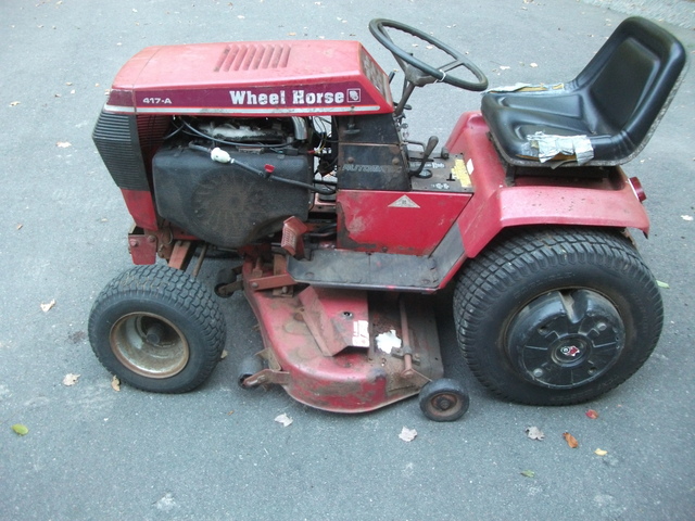 Hauled home a 417A - Wheel Horse Tractors - RedSquare Wheel Horse Forum