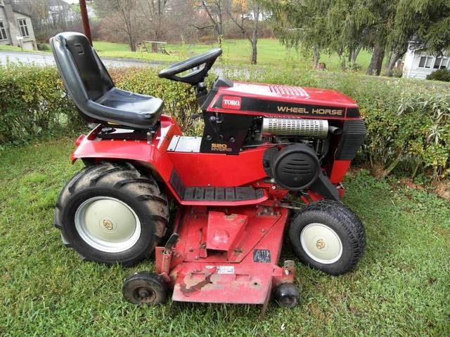 Toro wheel horse 520h best sale mower deck