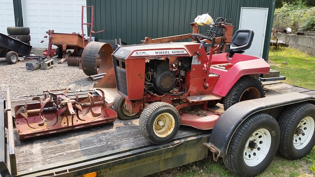 2 C-85s followed me home today - Wheel Horse Tractors - RedSquare Wheel ...