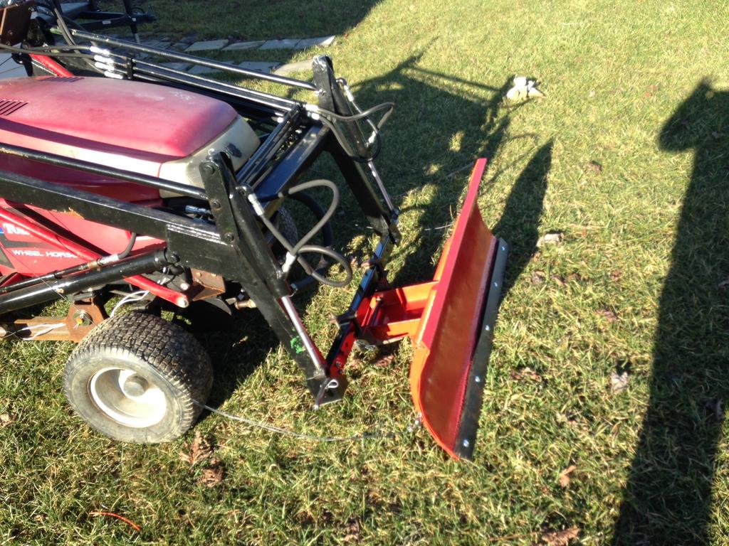 Snow plow adapted to FEL - Implements and Attachments - RedSquare Wheel ...