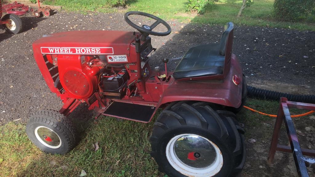 Making some progress on a C-100 - Wheel Horse Tractors - RedSquare ...