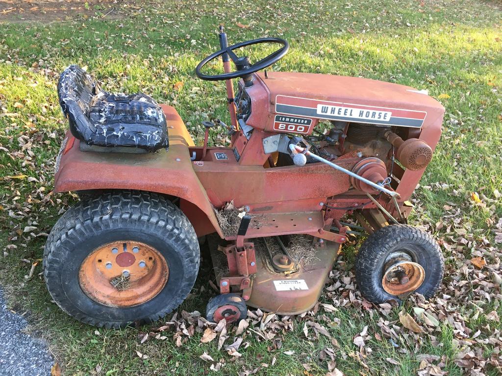 My “ new” Commando 800 - Wheel Horse Tractors - RedSquare Wheel Horse Forum