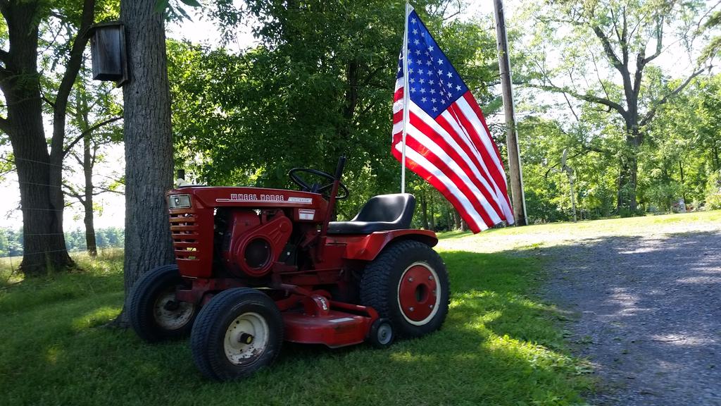 Pictures of Horses with flags - Wheel Horse Tractors - RedSquare Wheel ...