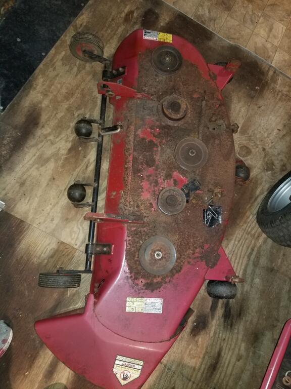 Wheel horse discount mower deck shell