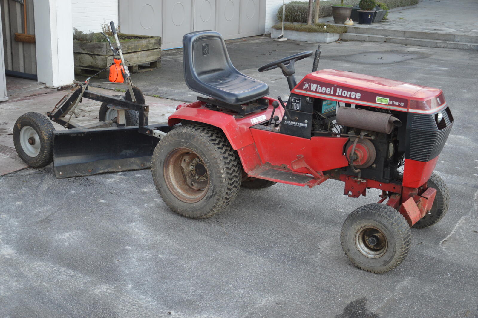 Building a pull online behind mower