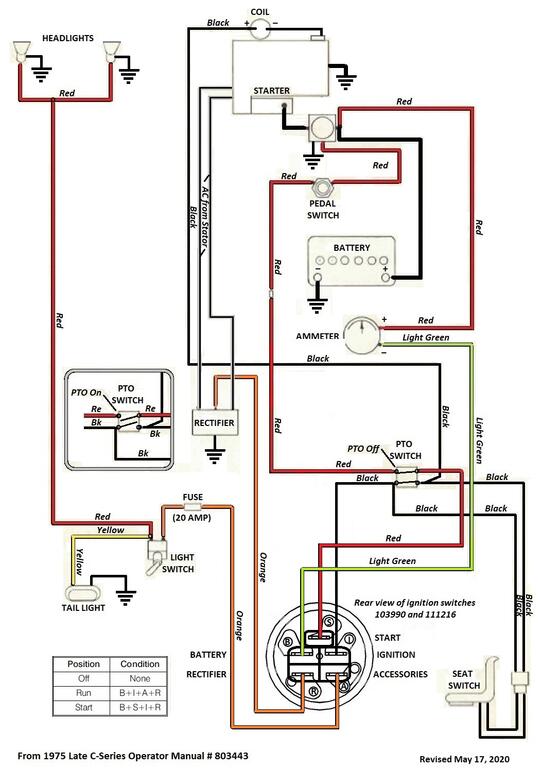 C 160 wiring ALL - Page 2 - Wheel Horse Electrical - RedSquare Wheel ...