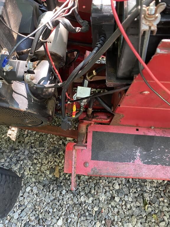 Electrical fuel pump mounting location - Wheel Horse Electrical ...