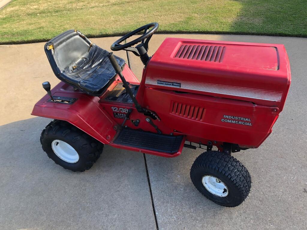 Montgomery ward online riding lawn mower