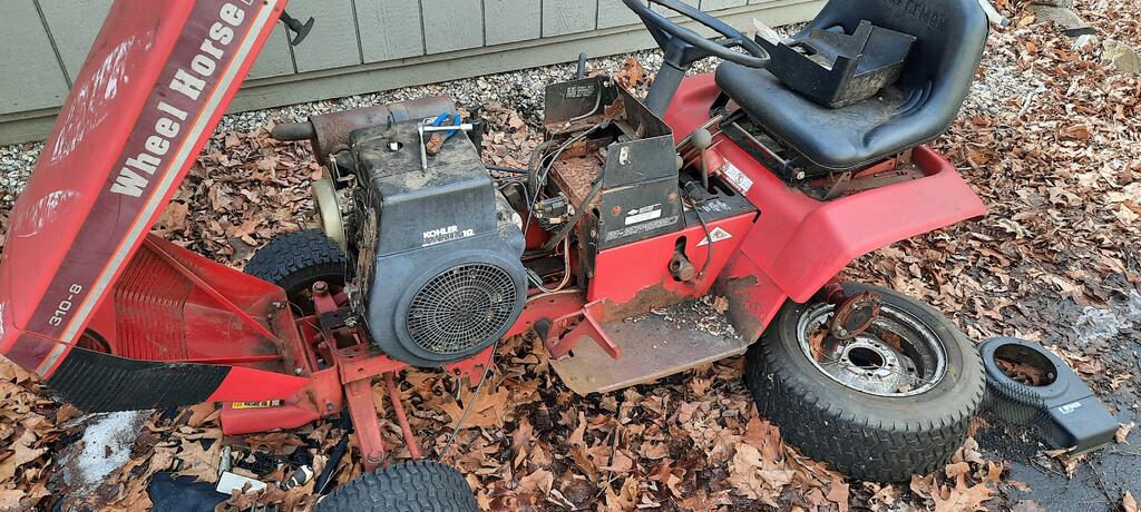 Today's Repower Project - Wheel Horse Tractors - RedSquare Wheel Horse ...