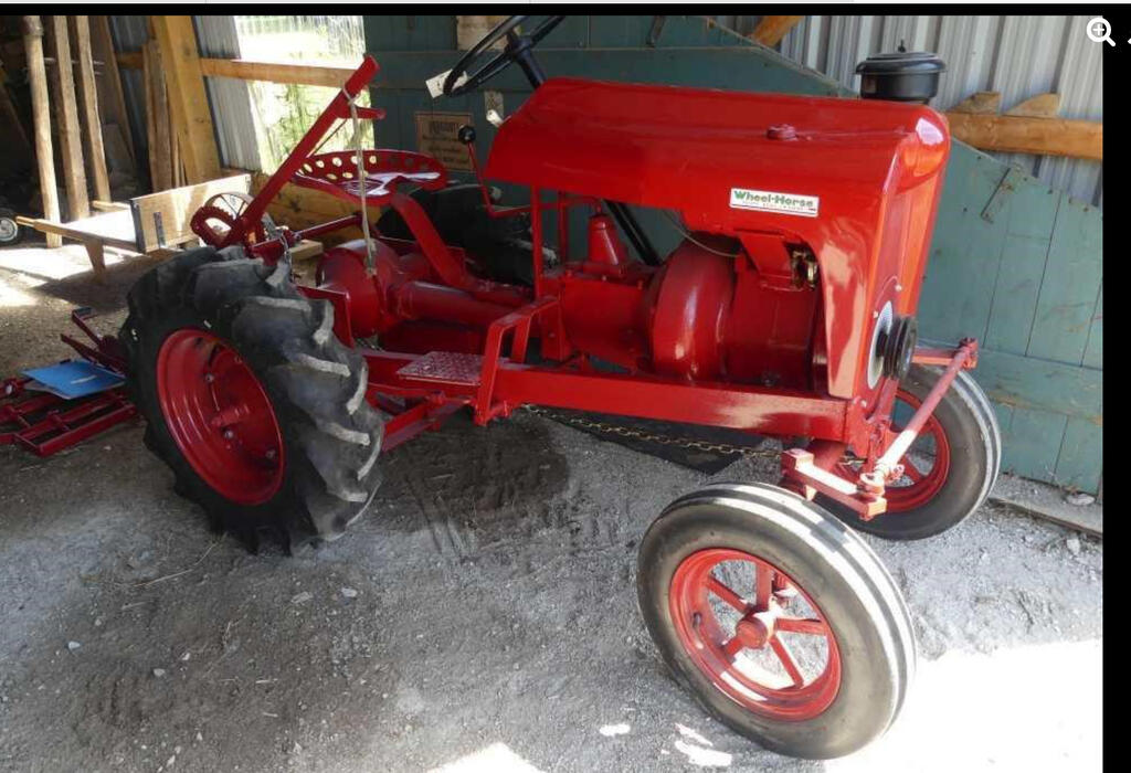 1946 1947 Pond Lever Steer Garden Tractor article Wheel Horse