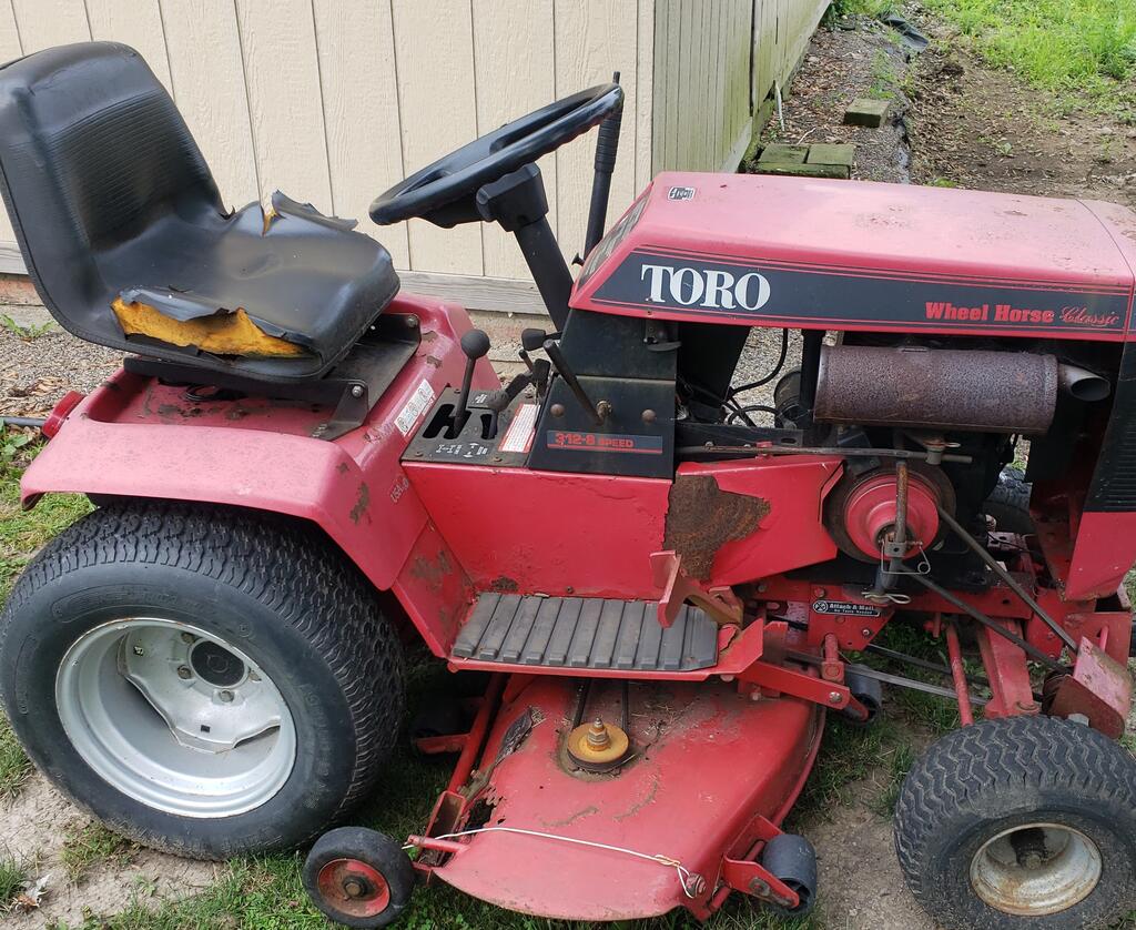 Wheel horse mower online for sale